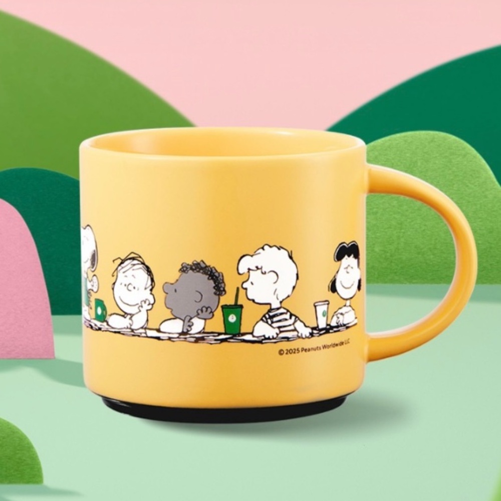 Starbucks Peanuts Friendship Ceramic Mug 14oz